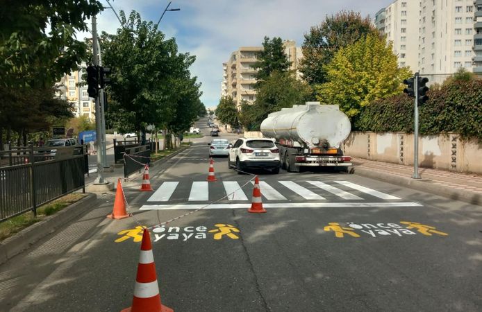Trafik Ve Yaya Güvenliği İçin Çalışmalar Sürüyor