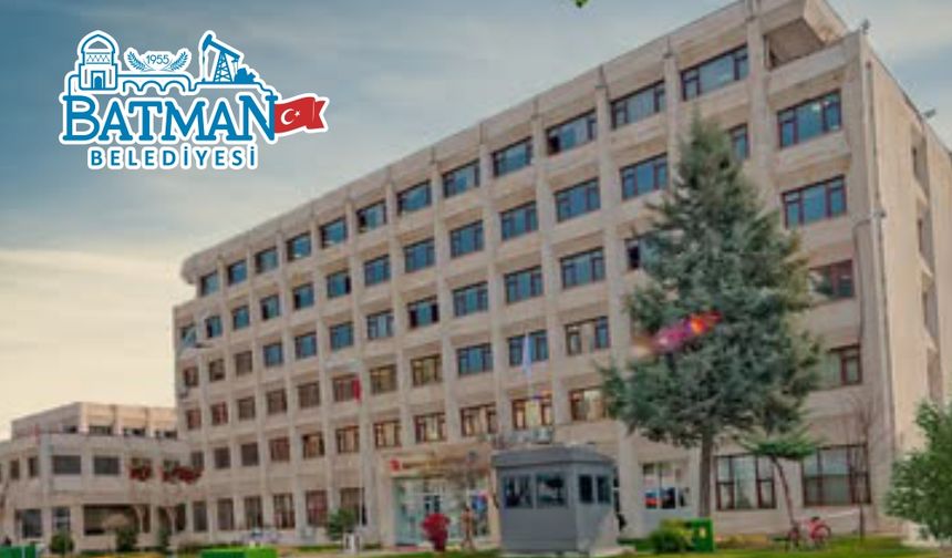 Batman Belediyesi, İşkur'dan 20 Personel Alımı Yapacak. Şartları uyanlar başvuru yapabilir!