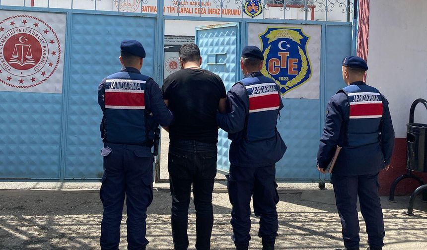 Batman'da firari hükümlü operasyonla yakalandı