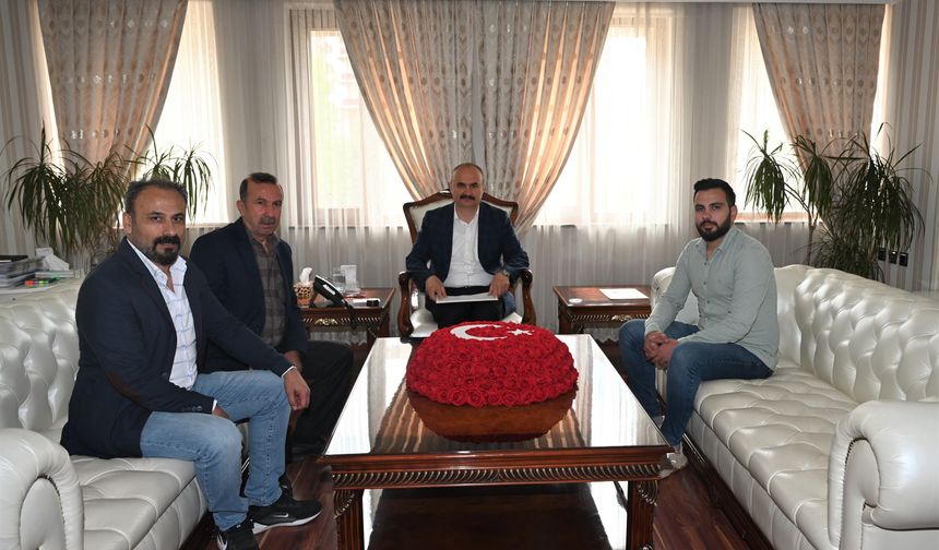 Mobilyacılar Kooperatifi Yönetiminden Valiye Ziyaret