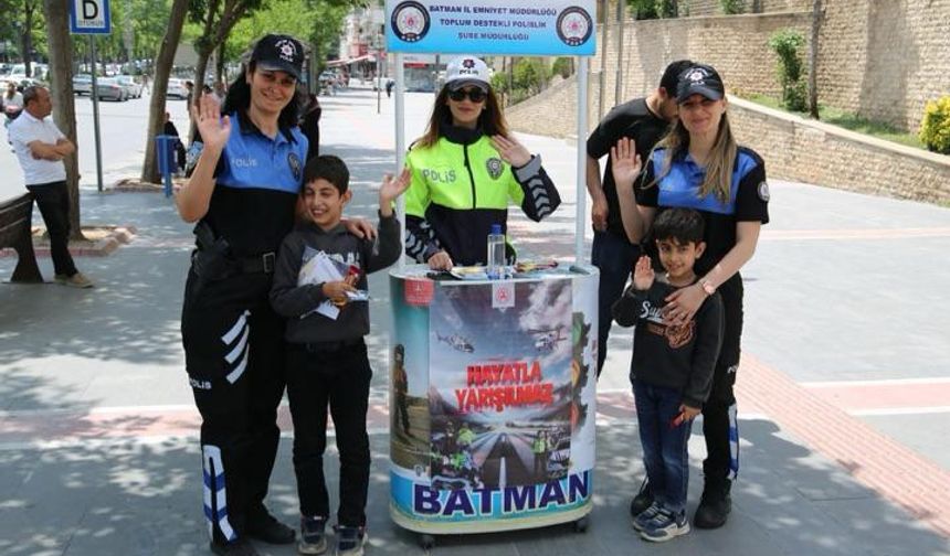 Batman’da Trafik Haftasında Farkındalık Etkinliği