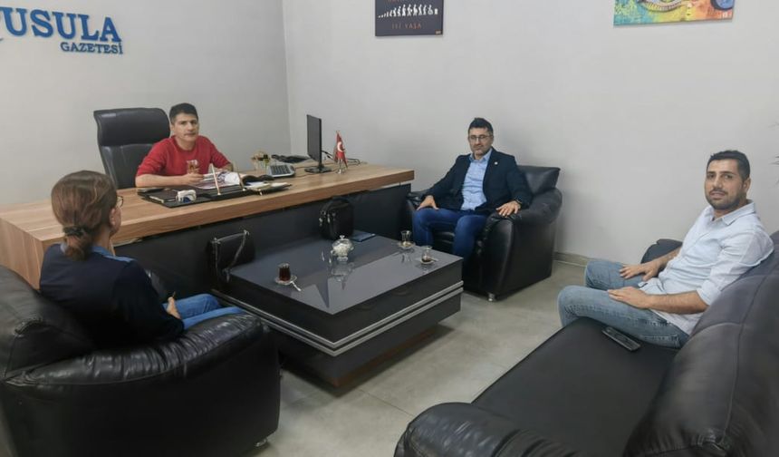 Üni-Per-Sen Batman Temsilciliğinden Gazetemize Ziyaret