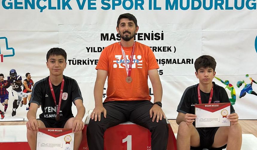 Fatih Ortaokulu Öğrencilerinden Türkiye Üçüncülüğü Başarısı