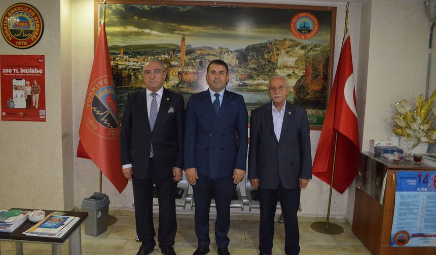 SGK İl Müdürü Gümüş’ten Emekliler Derneği’ne ziyaret