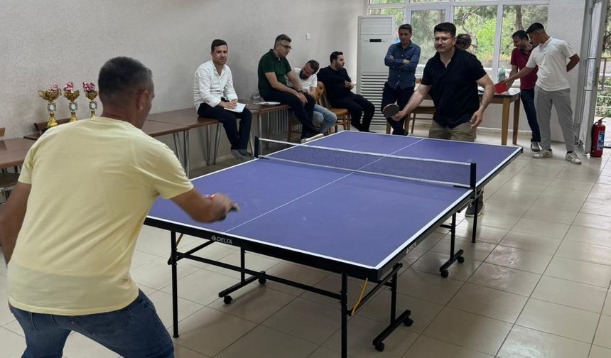 Batman İl Özel İdaresi’nde Masa Tenisi Turnuvası Başladı