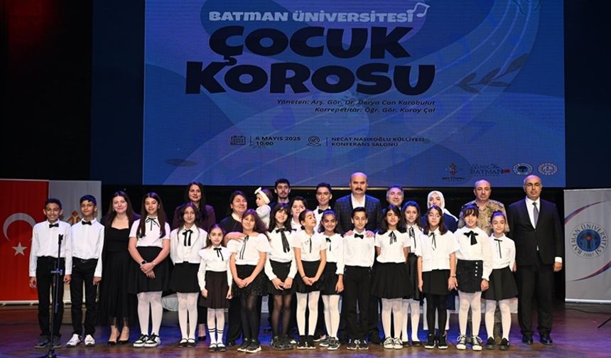 Batman Üniversitesi Çocuk Korusundan Müzik ziyafeti