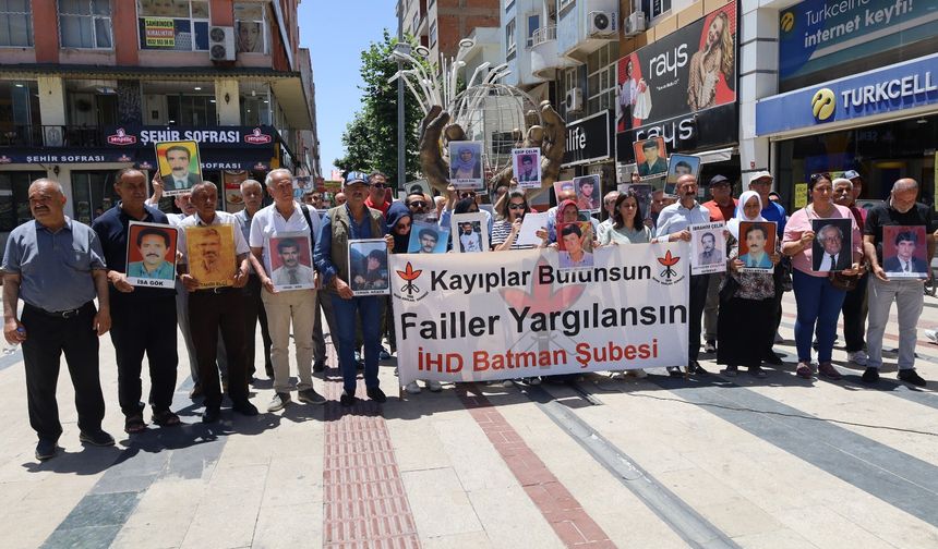 Kayıplar Haftası'nda Adalet Nöbeti