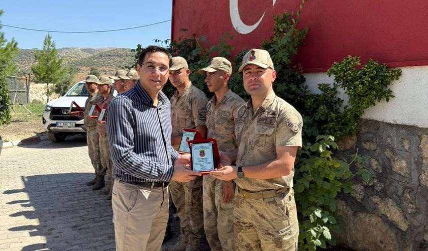 Kaymakam Öztaş’tan Veda Ziyareti