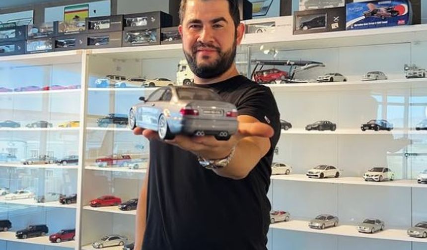 Babasının hediye ettiği özel üretim model otomobil, 10 milyon TL’lik koleksiyona dönüştü