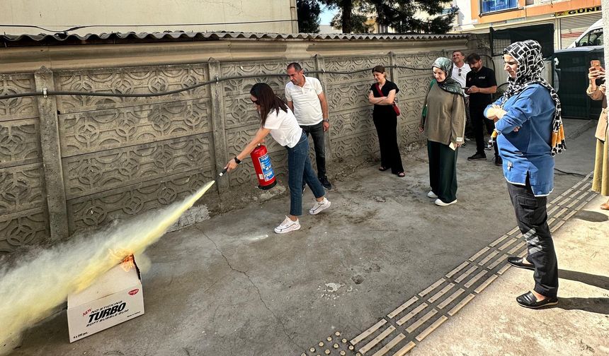 AFAD'dan ŞÖNİM Personeline Afet ve Yangın Eğitimi