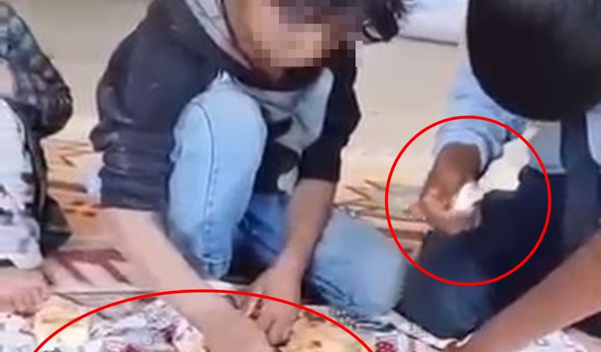 4 çocuğa hayvan dışkısı yedirdiği iddia edilen üvey ağabey gözaltına alındı