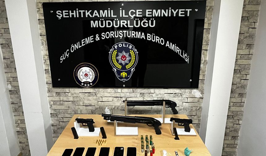 Ruhsatsız silah operasyonu: 7 gözaltı