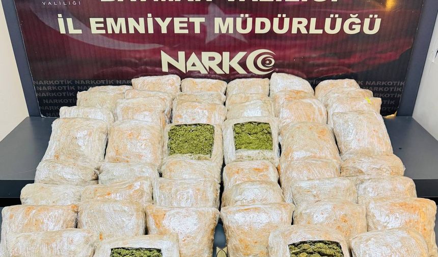 Batman'da Tırda 27 Kilo Skunk Ele Geçirildi: 1 Kişi Tutuklandı