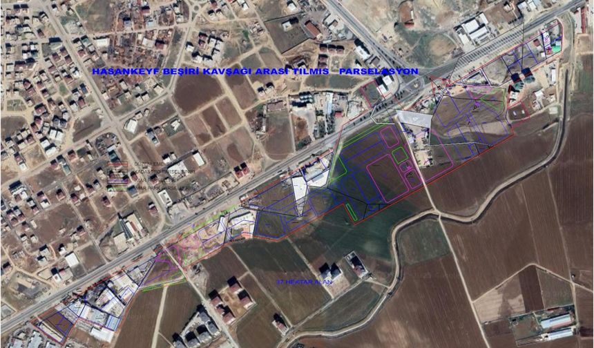 Hasankeyf-Beşiri Arasında 370 Dönümlük Dev İmar Hamlesi!