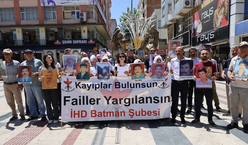 Kayıplar Bulunsun Failler Yargılansın, eylemi 692.Haftasında