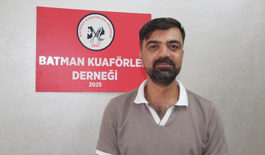 Batman'da kuaförler, Mesleki sorunlardan dolayı dernekleşti