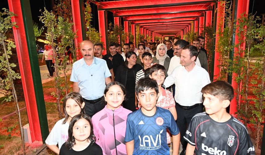 Yaşar Kemal Kent Ormanı Batman'da Hizmete Açıldı