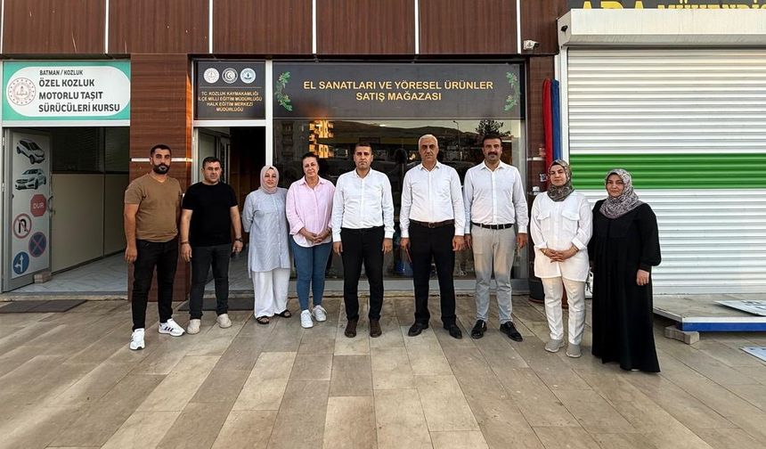 Kaymakamdan Yöresel Ürünler Mağazasına Ziyaret