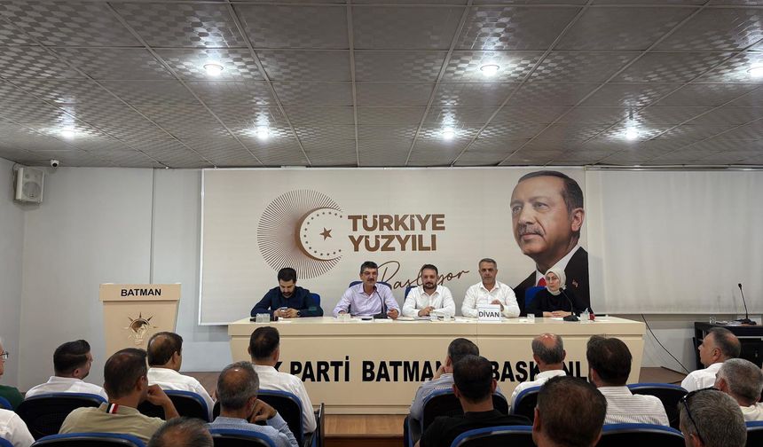 AK Parti’de Danışma Meclisi Toplantısı Yapıldı