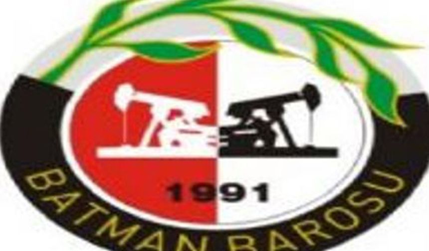 Batman Barosu'ndan Mersin'deki ırkçı saldırıya tepki