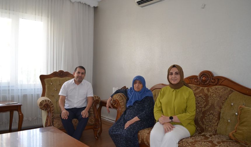 SGK İl Müdürü Gümüş’ten Şehit Ailesine Ziyaret