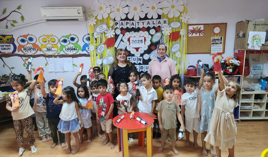 Batman’da Miniklere Mezuniyet Coşkusu