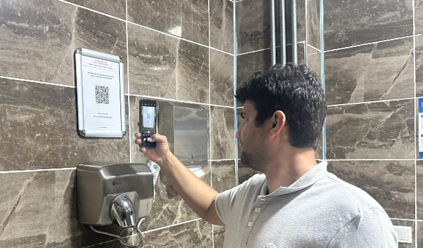 Batman'da Hijyen İçin QR Kodla Temizlik Bildirimi Dönemi Başladı