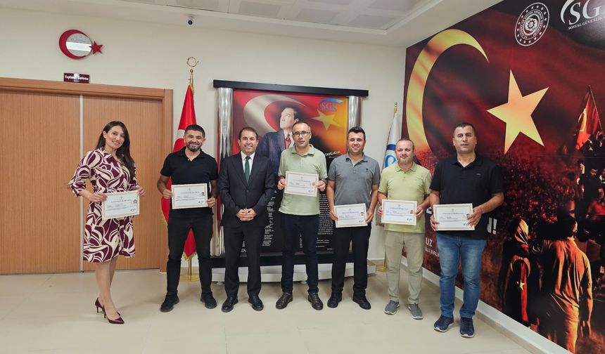 Batman SGK’da Üstün Başarı Belgeleri Sahiplerini Buldu
