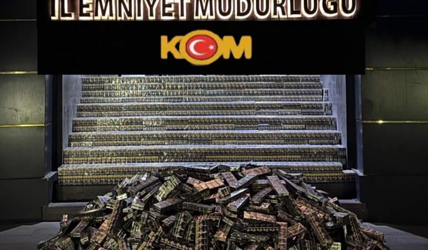 Batman’da 31 Bin Paket Kaçak Sigara Ele Geçirildi