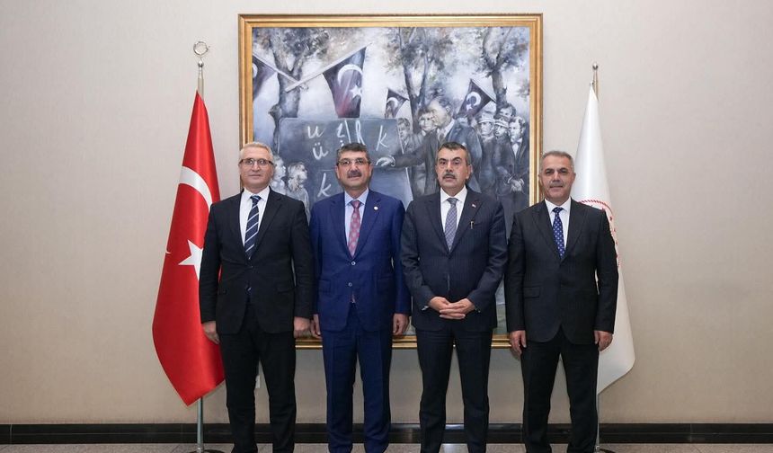 Nasıroğlu’ndan Bakan Tekin’e Ziyaret: Gündem Eğitim Yatırımları