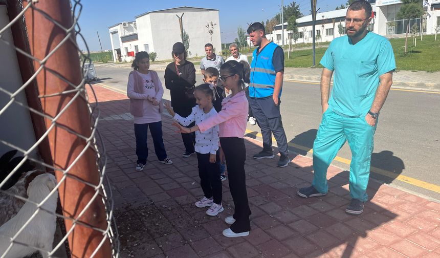 ÖZEL GEREKSİNİMLİ ÇOCUKLARDAN CAN DOSTLARINA ZİYARET