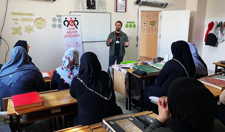 Batman'da Mahremiyet ve Aile Bilinci Eğitimleri Kur'an Kurslarında Hayat Buldu!