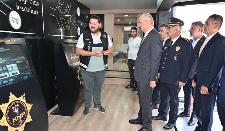 Batman’da NARKO TIR İlgi Odağı Oldu, Uyuşturucunun Zararları Anlatıldı