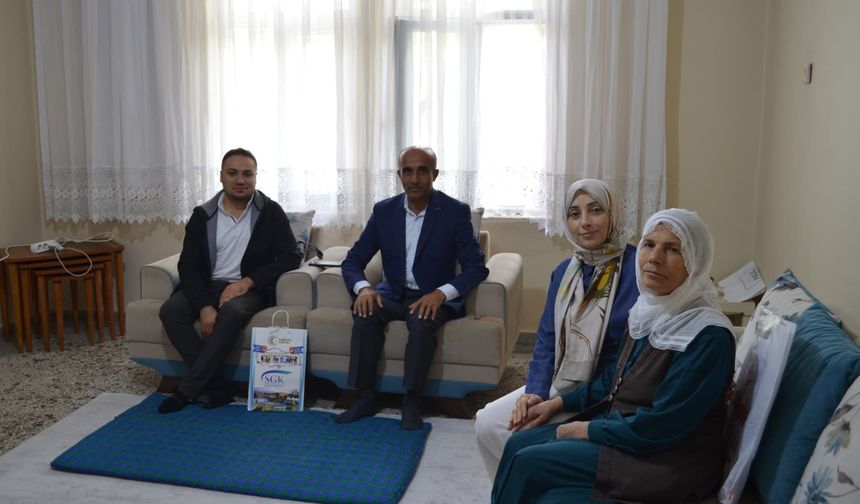Batman SGK’dan Şehit Aileleri ve Gazilere Vefa Ziyareti