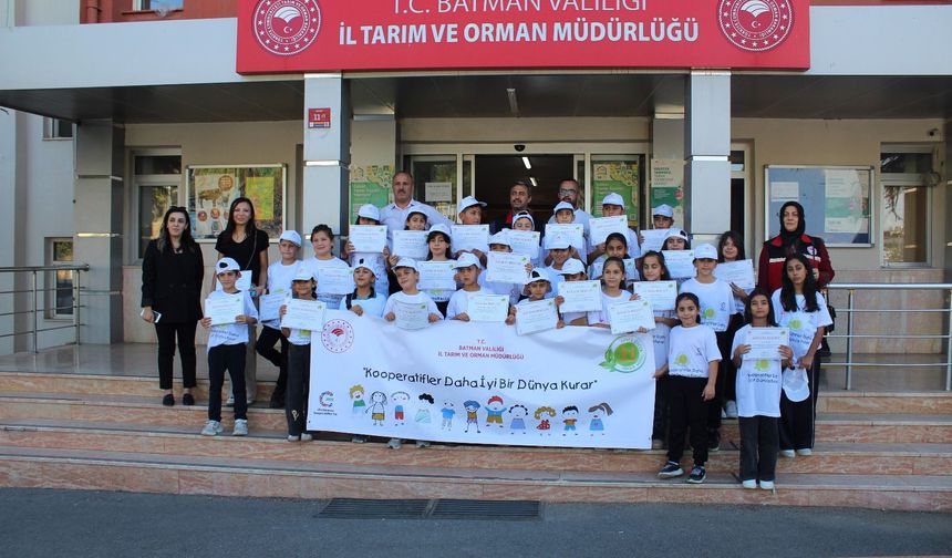 Batman’da Kooperatifçilik Temalı Lider Çocuk Tarım Kampı Düzenlendi