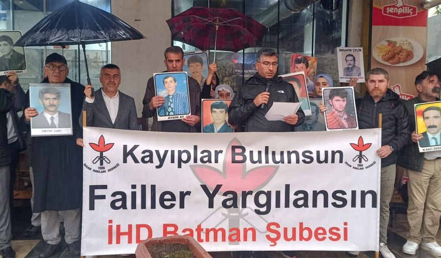 İHD, Orhan Yakar’ın Akıbeti Soruldu