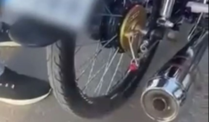 Abartı egzoz denetimi: 5 sürücüye 104 bin TL ceza kesildi