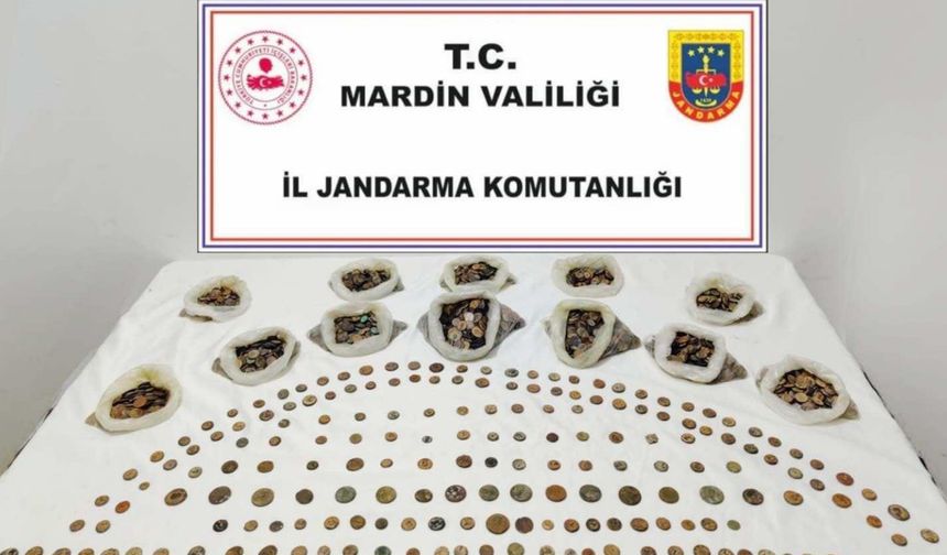 Mardin’de 4 bin 897 adet sikke ele geçirildi