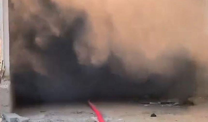 Batman’da mobilya atölyesinde yangın paniği