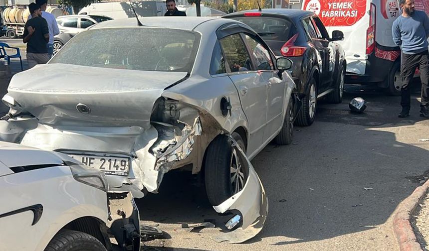 Batman'da zincirleme kaza yaşandı