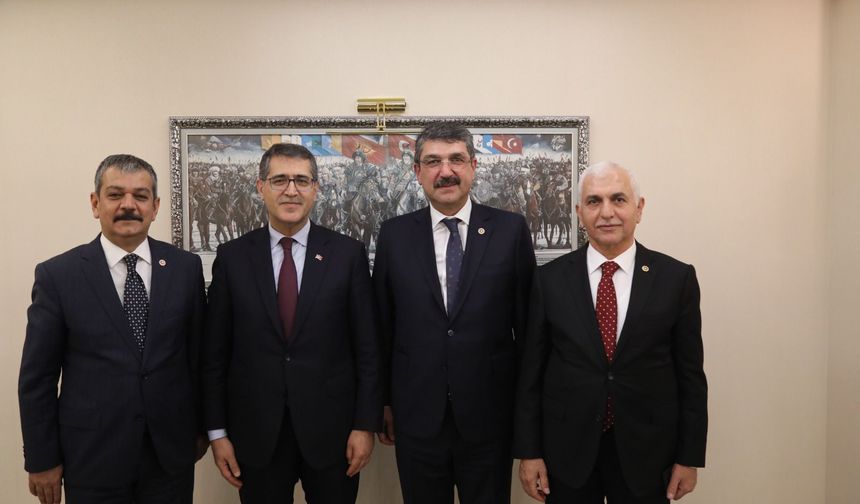 Nasıroğlu, Strateji ve Bütçe Başkanı Şenel’i Ziyaret Etti