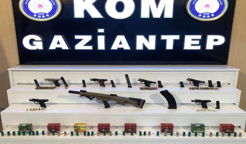 Silah ve mühimmat ele geçirildi: 1 tutuklama