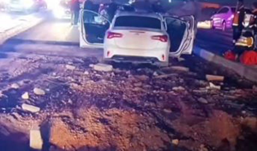 Batman-Beşiri yolunda trafiğe kapalı alanda kaza: 6 yaralı