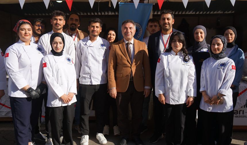 Batman üniversitesi 3. Gastronomi festivalinde yerini aldı