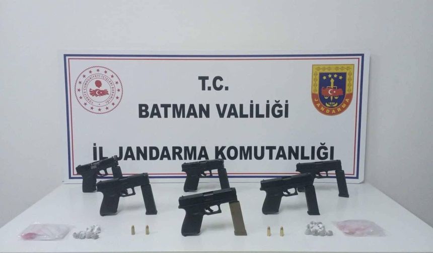 Batman’da Silah ve Uyuşturucu Operasyonu: 6 Kişi Tutuklandı