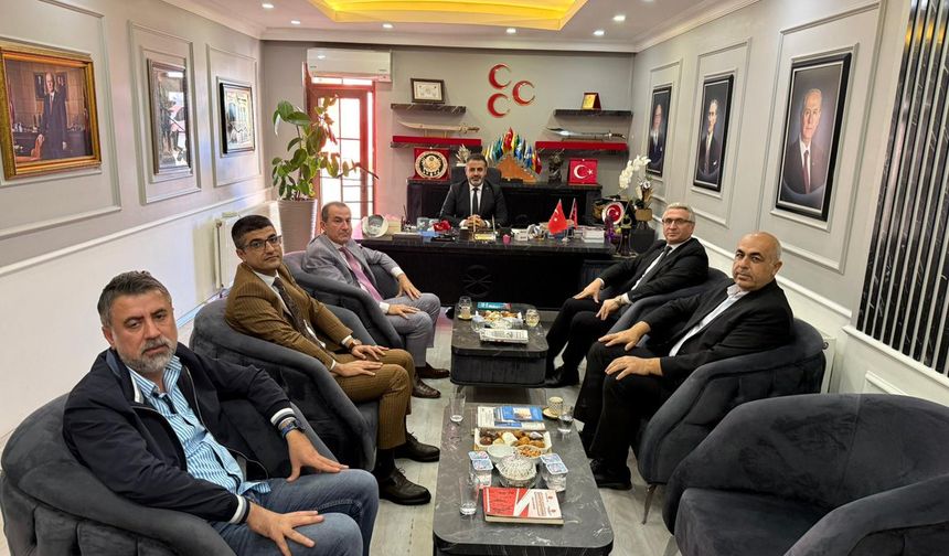 İl Müdürü Ciğer’den MHP İl Başkanlığına Nezaket Ziyareti