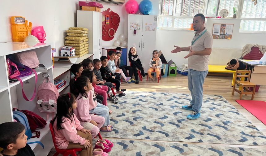 Miniklere fiziksel aktivitenin önemi anlatıldı