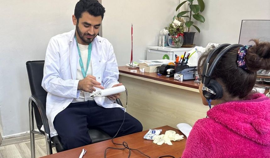 Batman’da İlkokul Öğrencilerine İşitme Taraması Yapıldı