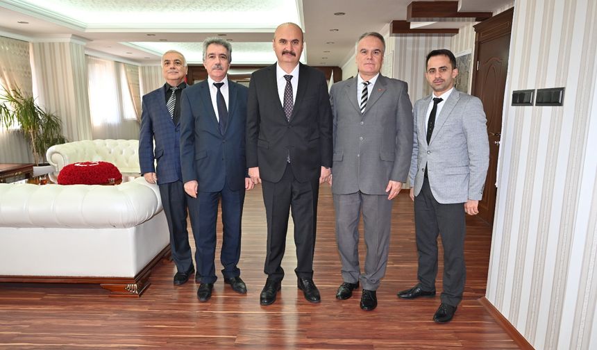 Meteoroloji Bölge Müdürü Şener Valiyi Ziyaret Etti