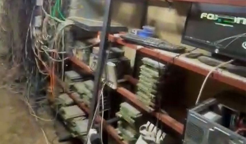 Kaçak elektrik kullanan gizli kripto üretim tesisi tespit edildi